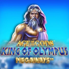 Official Slots logo: Age Of The Gods: King of Olympus Megaways by Origins at PricedUp Casino