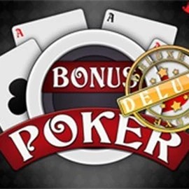 Bonus Poker Deluxe - 3 Hands online game logo by RTG (Reel Time Gaming) on pricedupcasino.bet