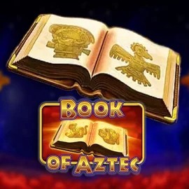 Logo of Book of Aztec from Amatic Industries at PricedUp Casino