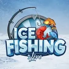 Ice Fishing Live slot visual from Evolution available on pricedupcasino.bet