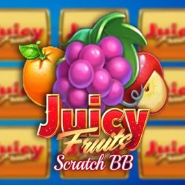 Juicy Fruits Scratch BB slot logo by Barbara Bang at PricedUp CasinoJuicy Fruits Scratch BB