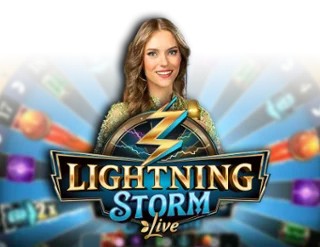 Lightning Storm logo by Evolution PricedUp Casino