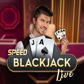 Speed Blackjack logo by Pragmatic Play at PricedUp Casino